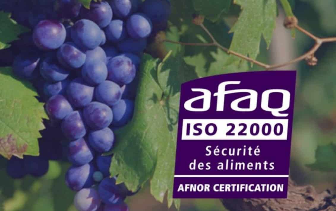 Certification ISO 22000 2018 Groupe SOFRALAB